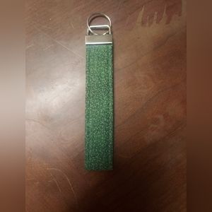 Green with leaves Handmade Keychains
